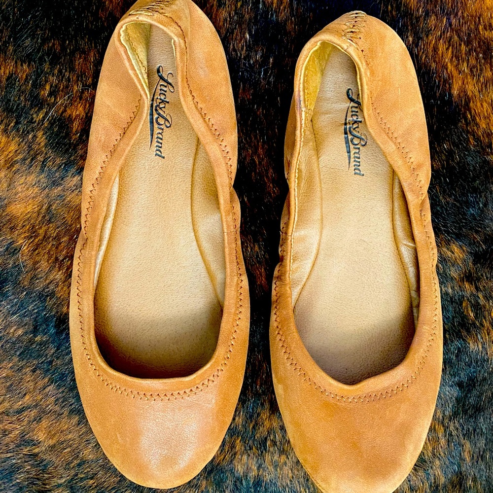 Like New Lucky Brand “Emmie “ Ballet Flats